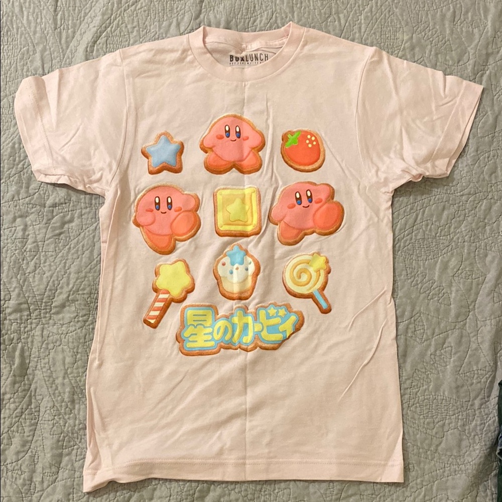 Pink Kirby Graphic T-Shirt